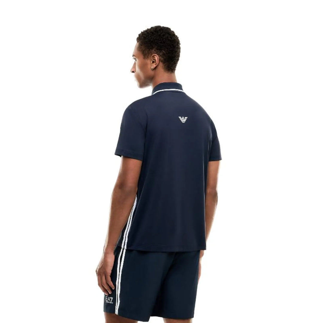 Polo Armani EA7 Ventus 7 Tennis Pro Regular Azul Armani