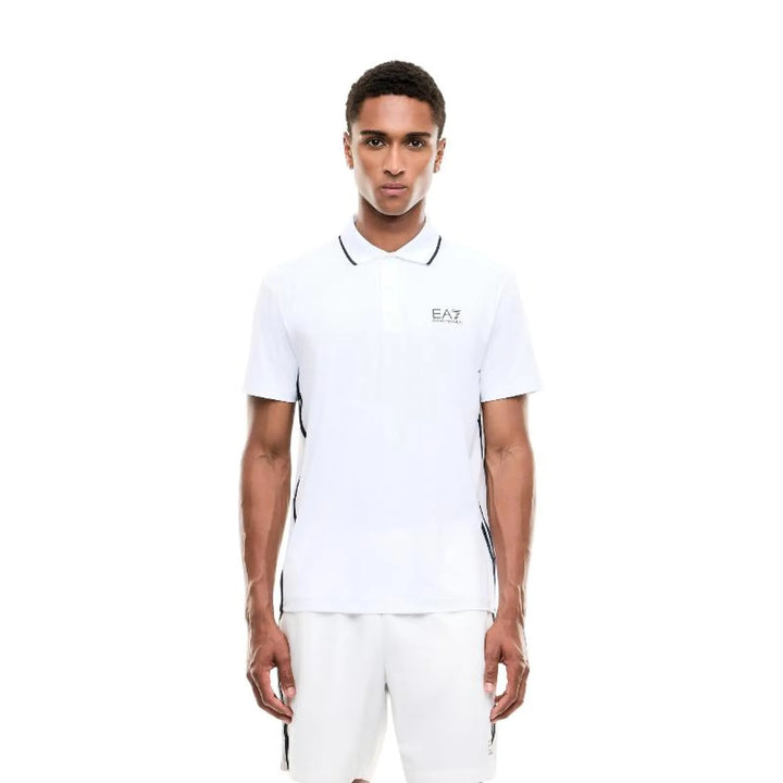 Polo Armani EA7 Ventus 7 Tennis Pro Regular Blanco