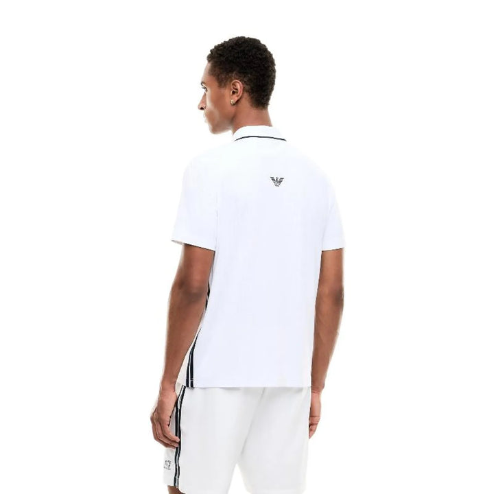 Polo Armani EA7 Ventus 7 Tennis Pro Regular Blanco