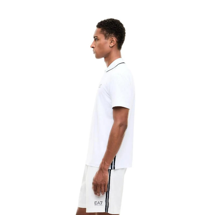 Polo Armani EA7 Ventus 7 Tennis Pro Regular Blanco
