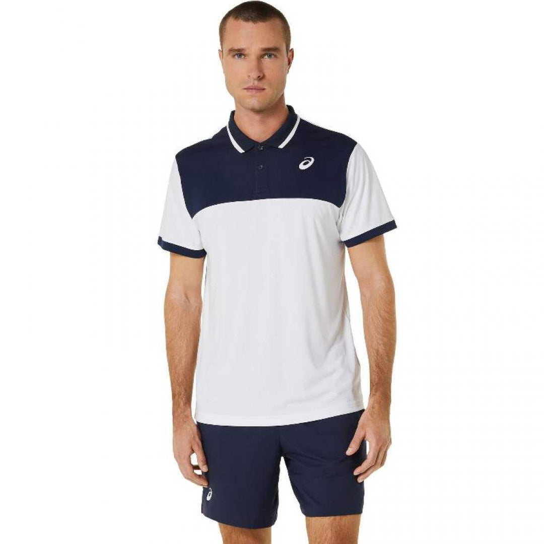 Polo Asics Court Blanco Marino | Asics