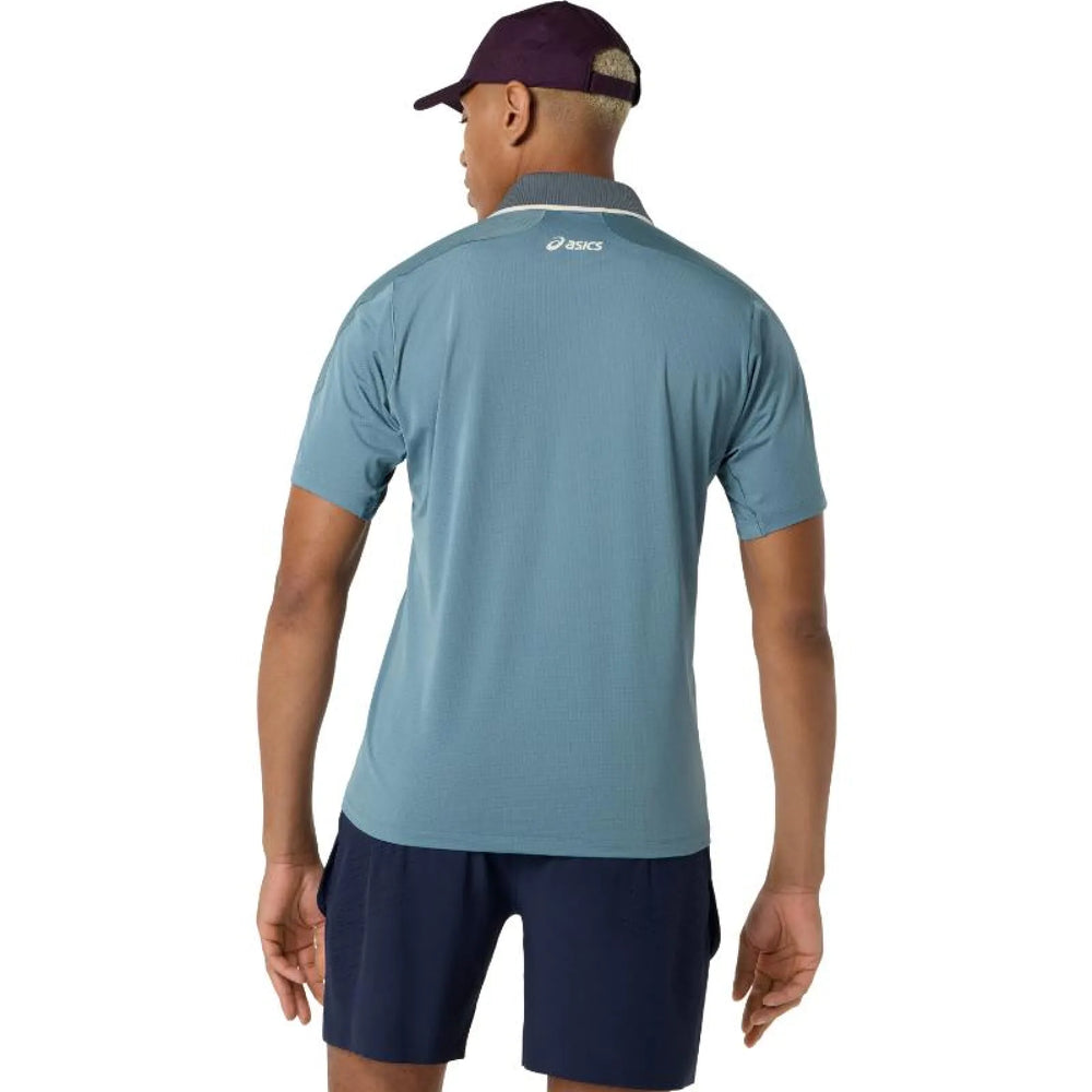 Polo Asics Match Jacquard SS Top Verde