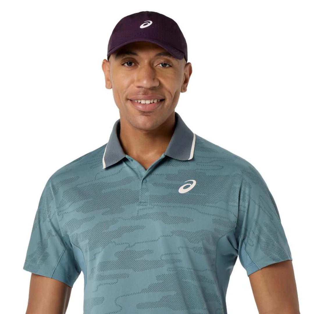 Polo Asics Match Jacquard SS Top Verde