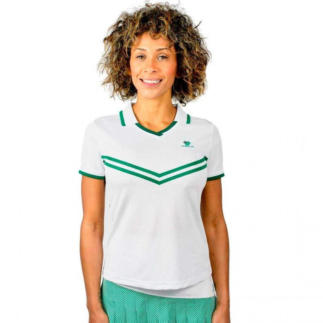 Polo Cartri Neema Blanco Verde | Cartri