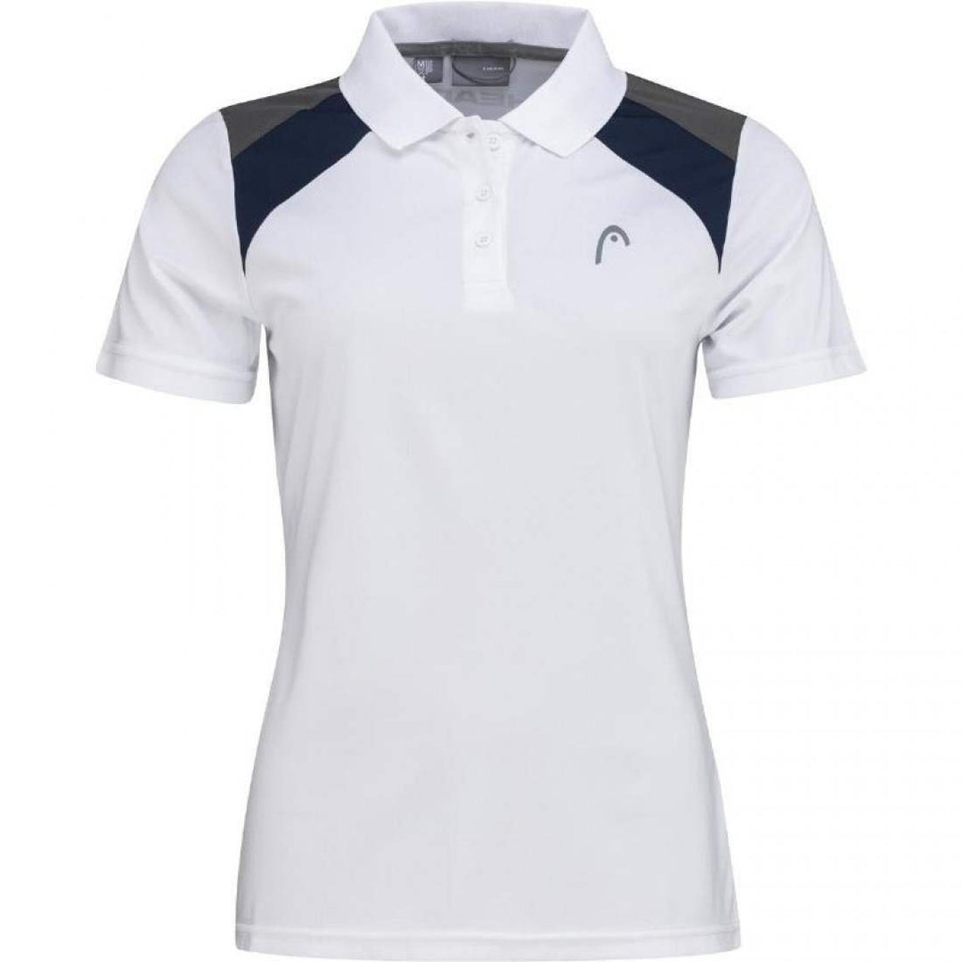 Polo Head Club 22 Blanco Azul Marino Mujer