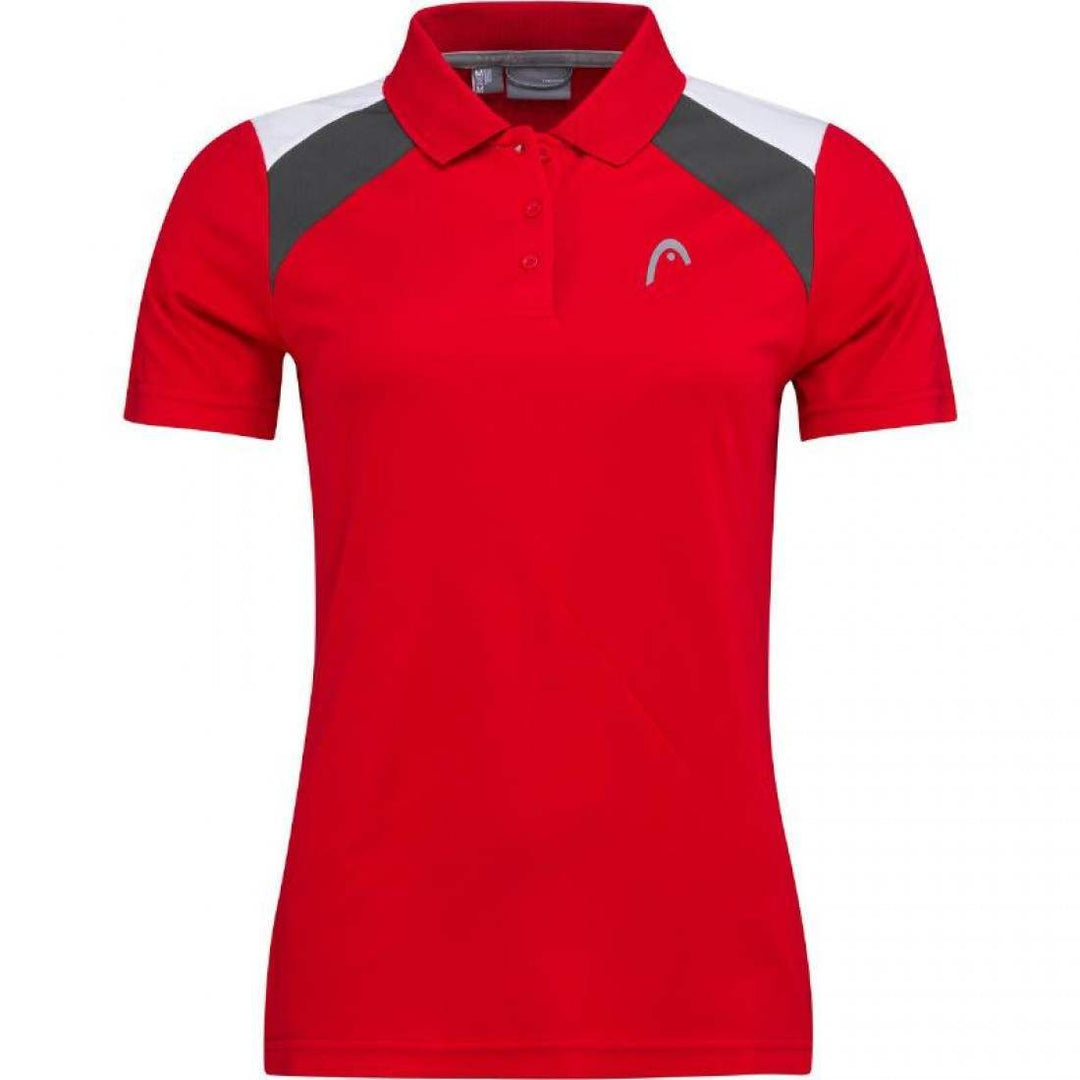 Polo Head Club 22 Blanco Rojo Mujer