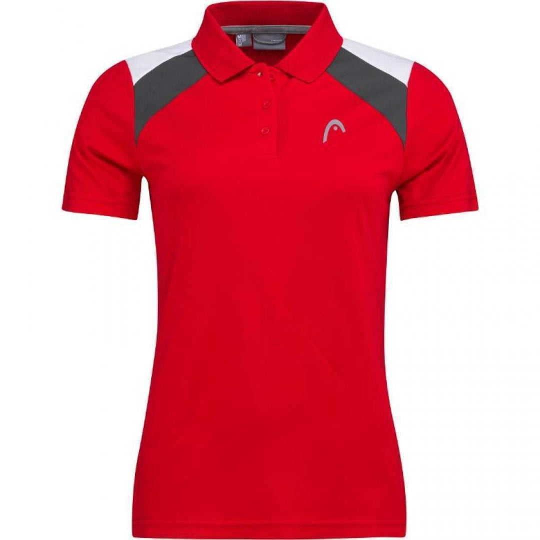 Polo Head Club 22 Blanco Rojo Mujer
