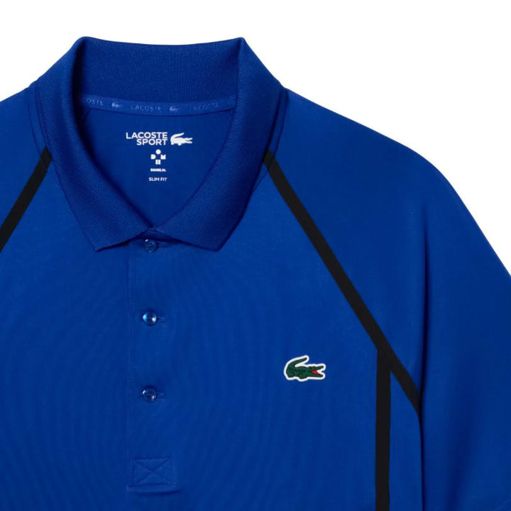 Polo Lacoste Daniil Medvedev Azul Cobalto