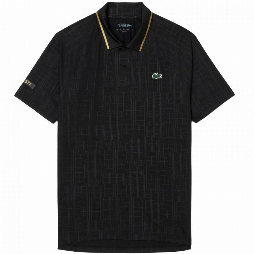 Polo Lacoste Novak Djokovic Ultra Dry Negro