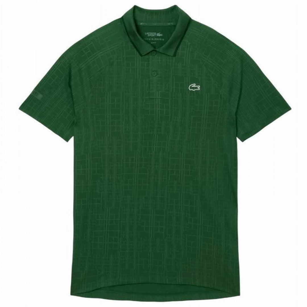Polo Lacoste Novak Djokovic Ultra Dry Verde Oscuro
