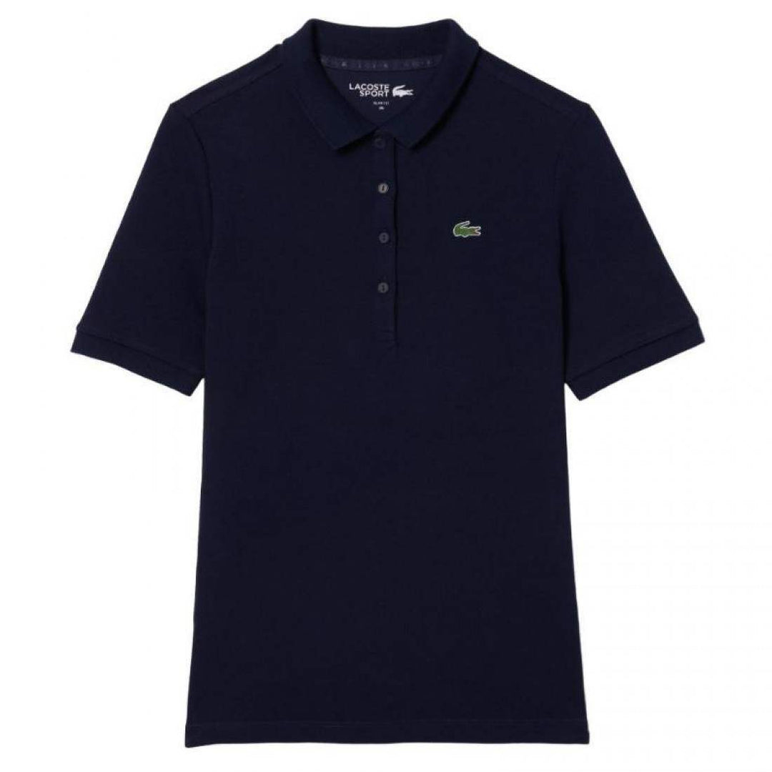 Polo Lacoste Pique Azul Marino Mujer | LACOSTE