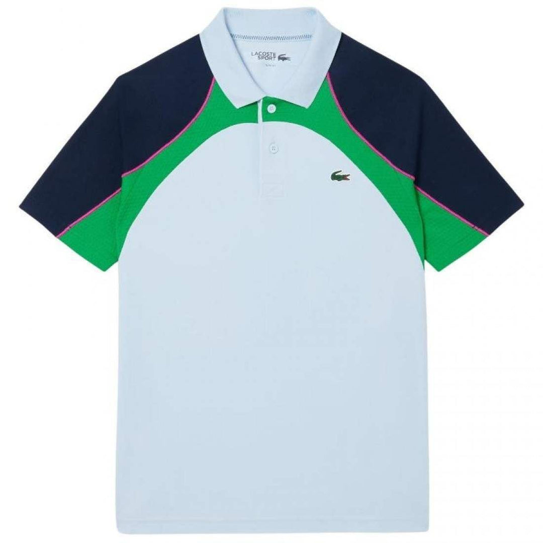 Polo Lacoste Ultra Dry Azul Verde