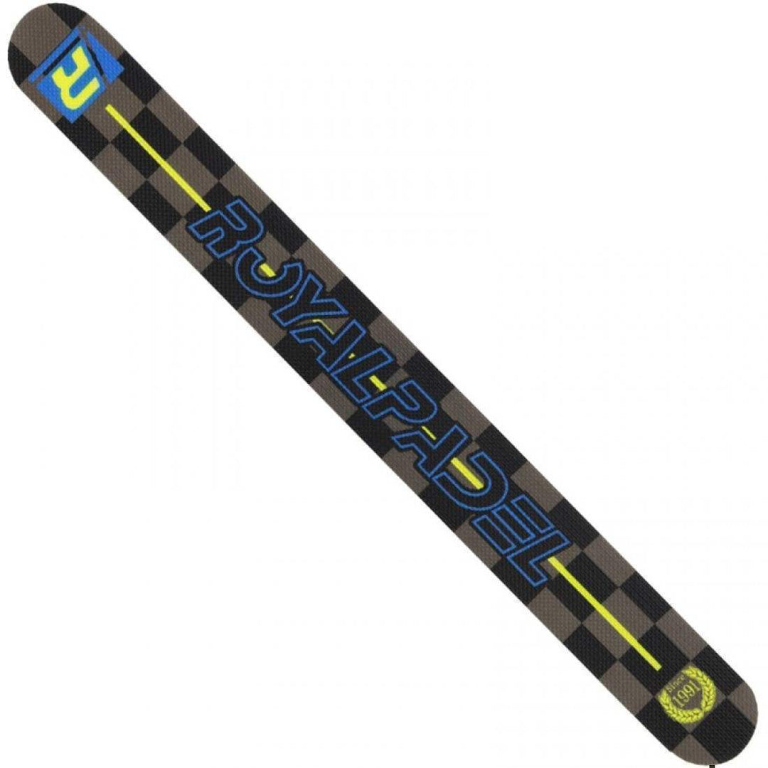 Protector Royal Padel Negro Logo Azul | Royal