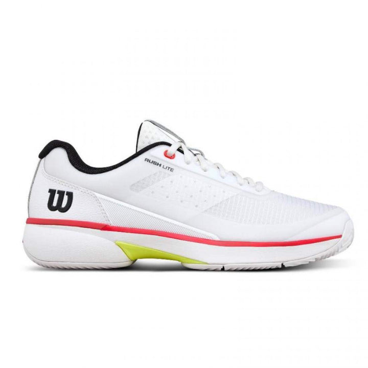 Zapatillas Wilson Rush Lite 5 Clay Blanco Negro .