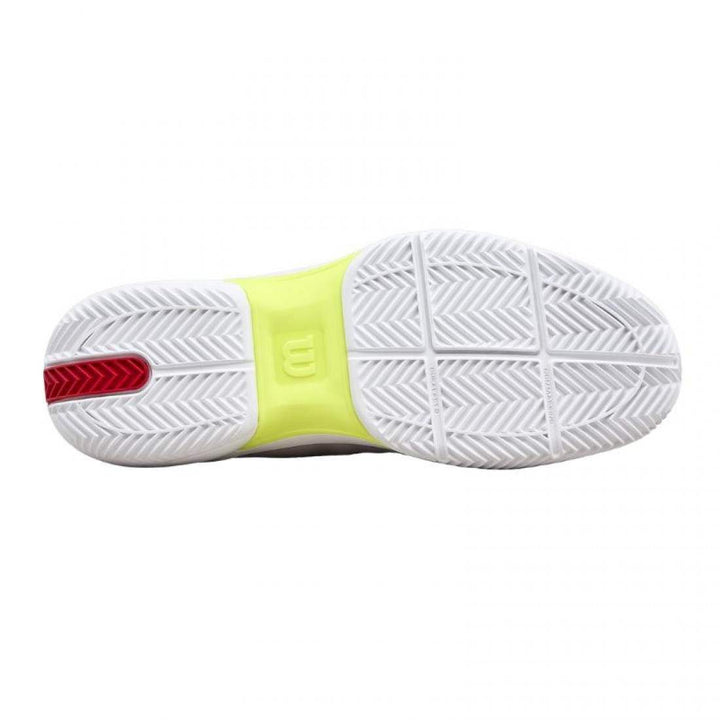 Zapatillas Wilson Rush Lite 5 Clay Blanco Negro .