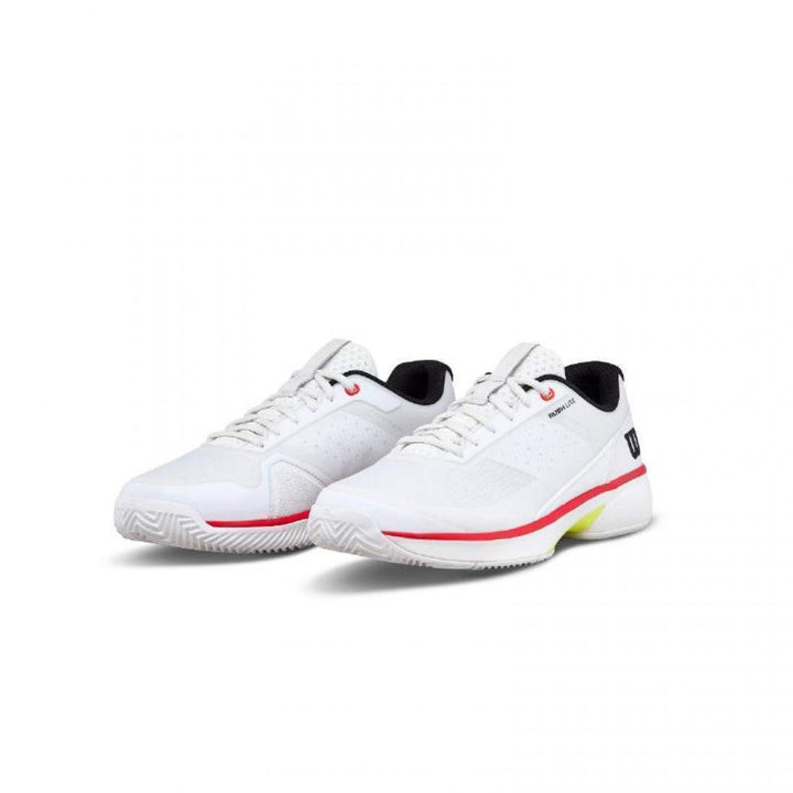 Zapatillas Wilson Rush Lite 5 Clay Blanco Negro .