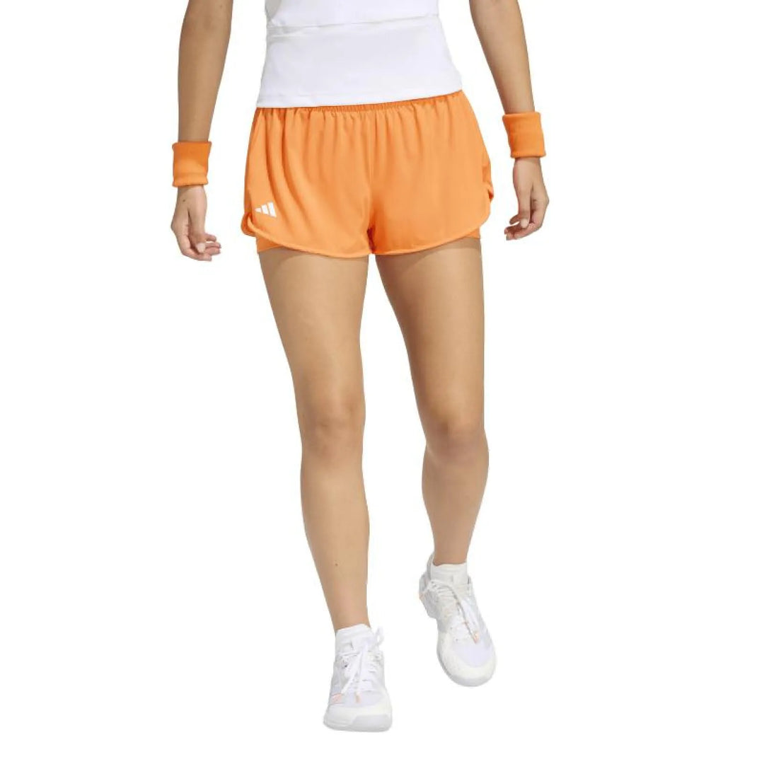 Short Adidas Match Naranja Mujer