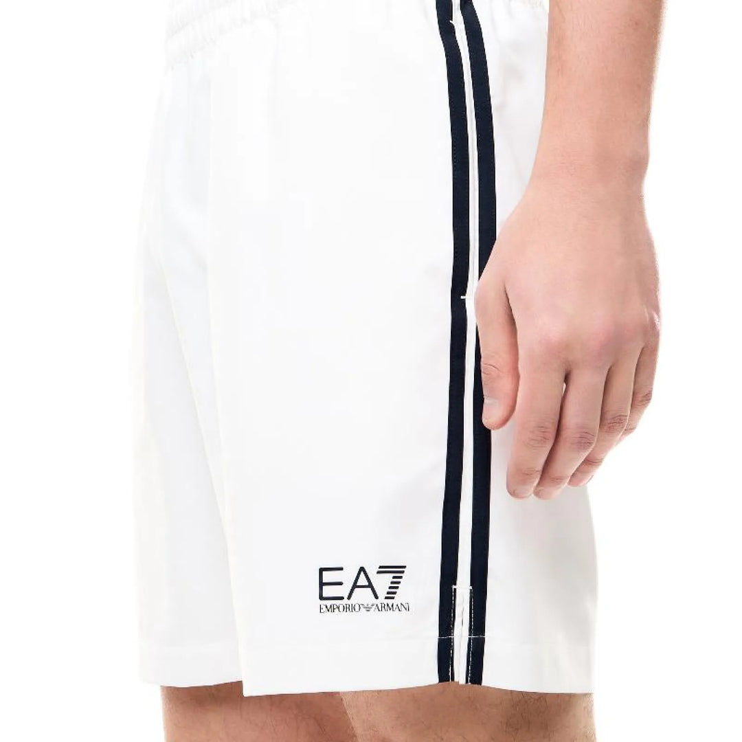 Short Armani EA7 Ventus 7 Tennis Pro Regular Blanco
