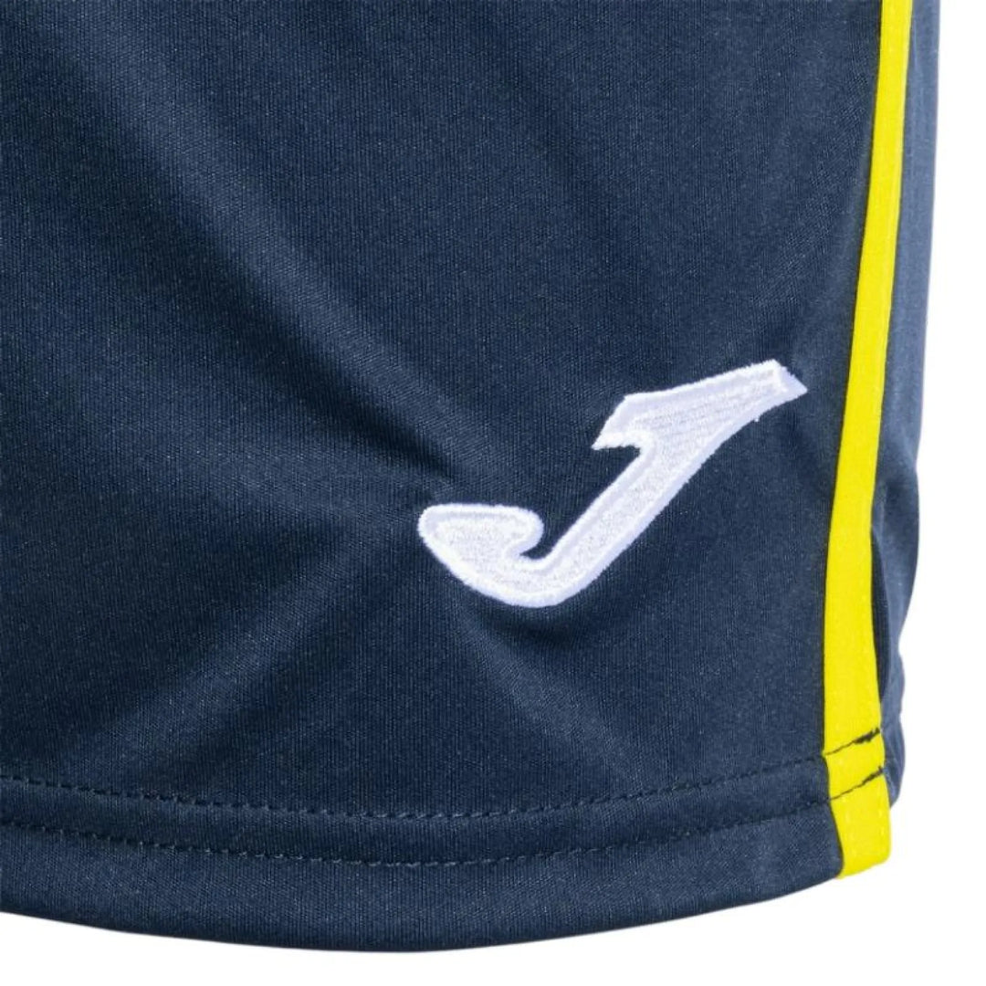 Short Joma Open III Azul Marino Amarillo