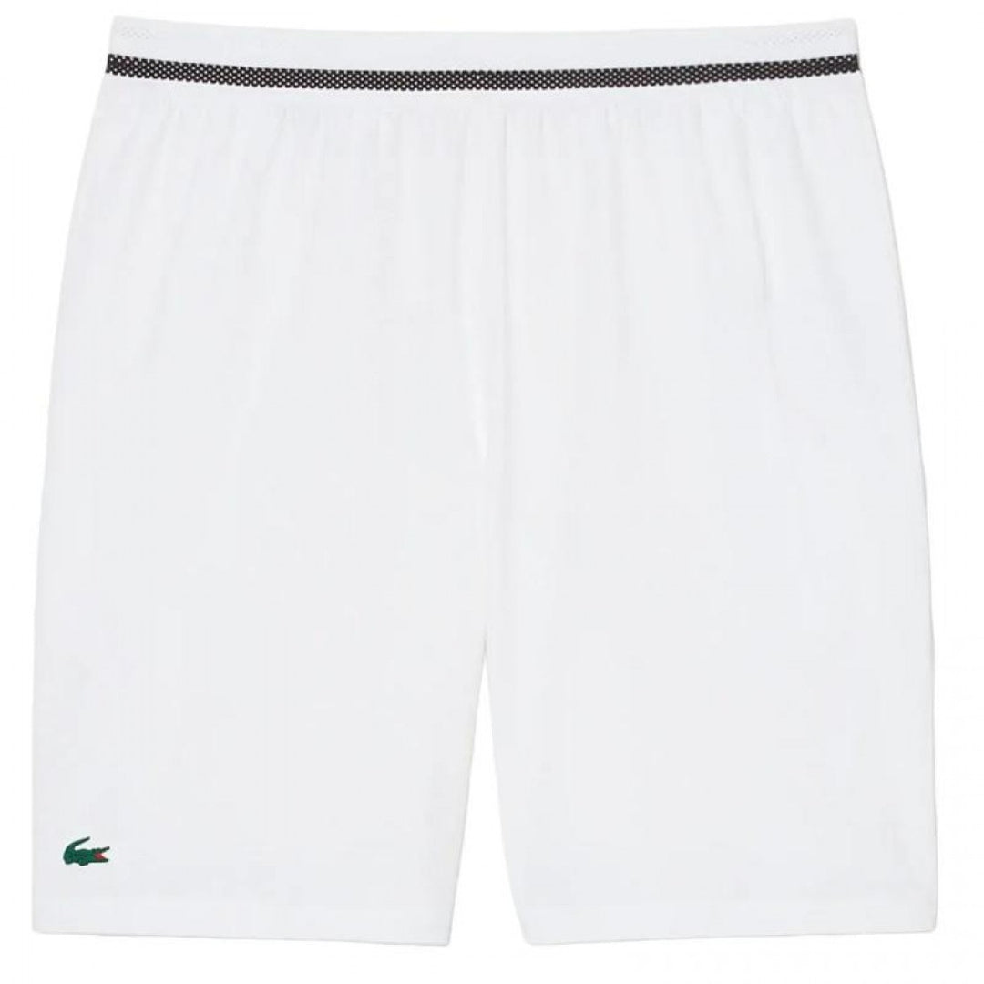 Short Lacoste Novak Djokovic Blanco Marron