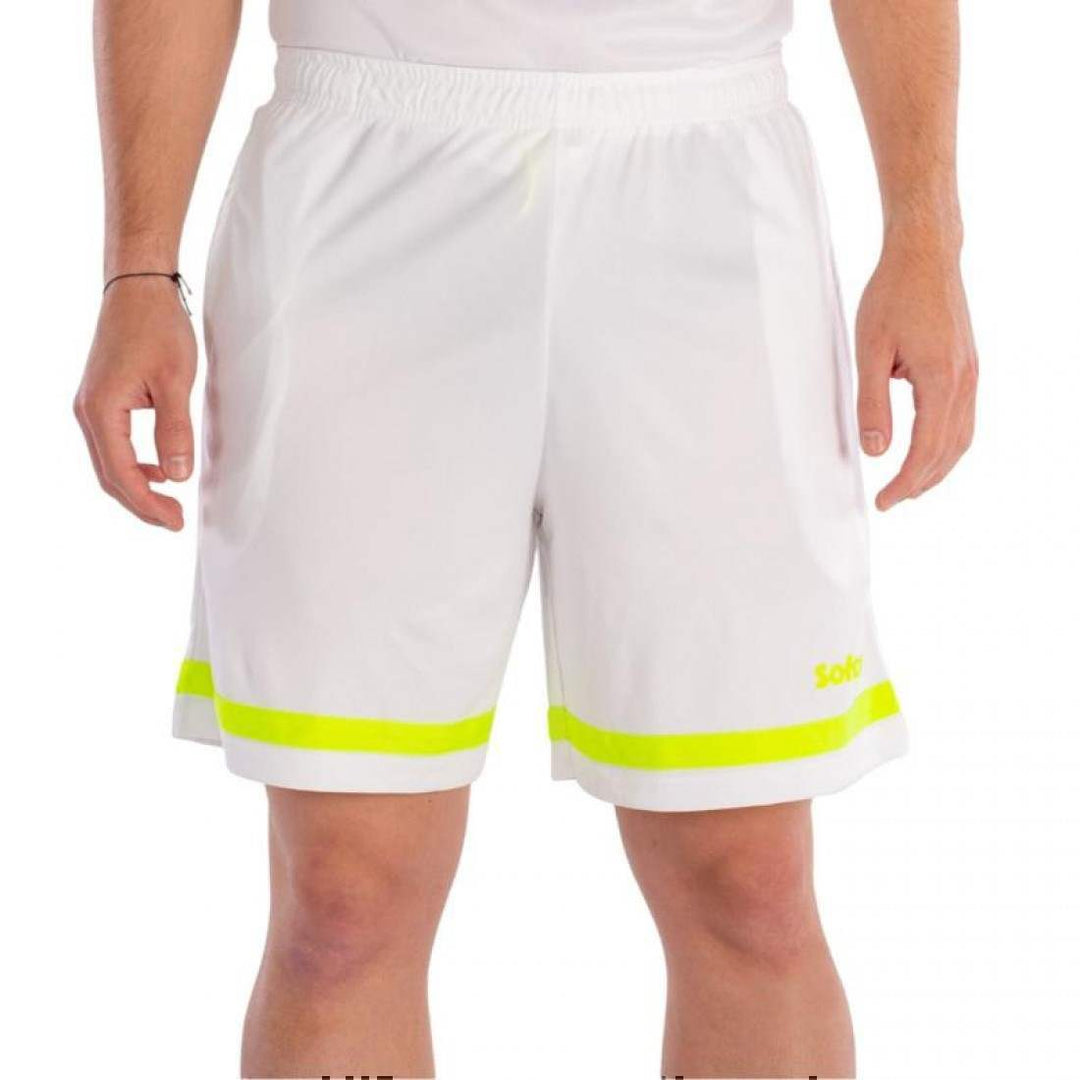Short Softee Primax Blanco Amarillo Fluor Junior