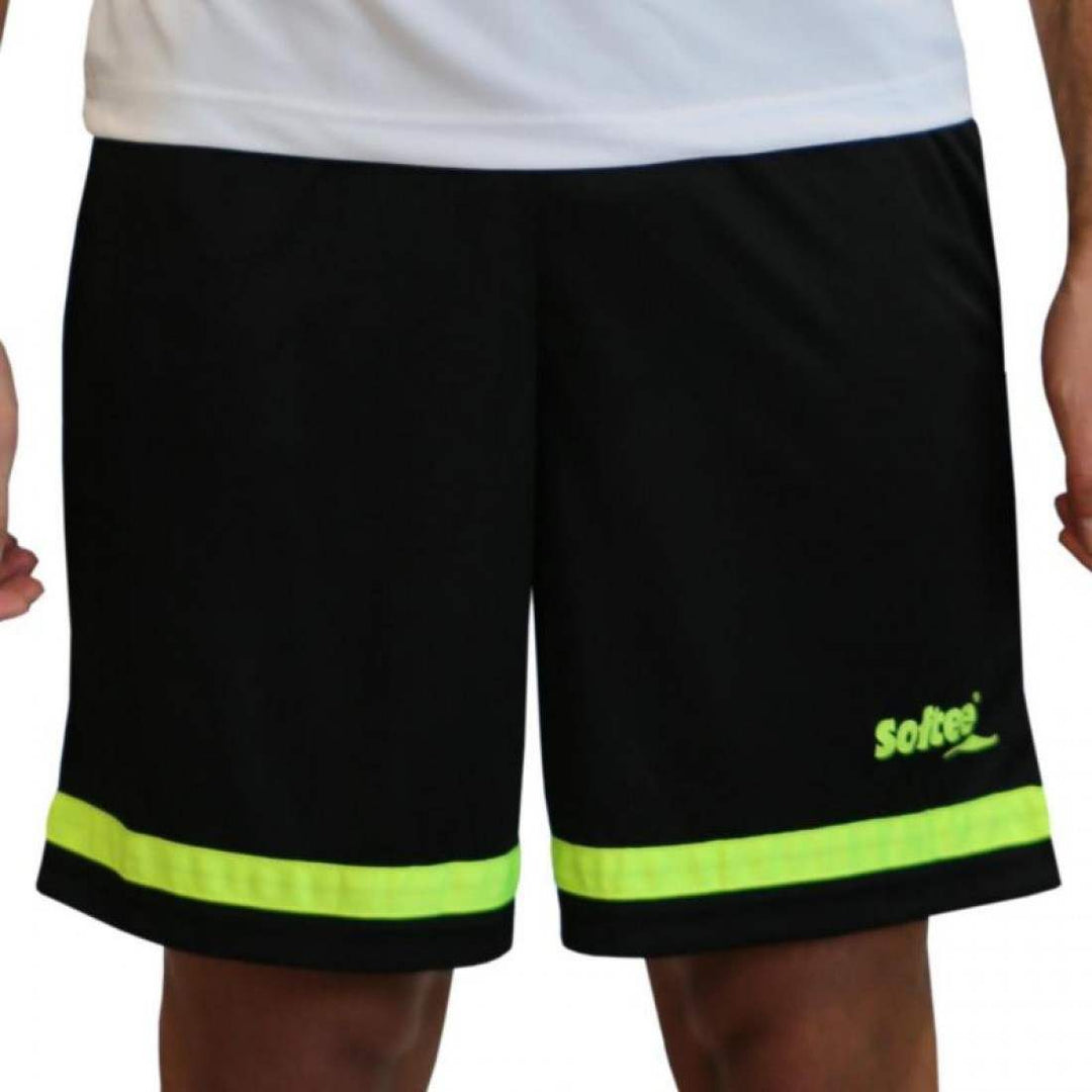 Short Softee Tipex Negro Amarillo Fluor Junior | Softee