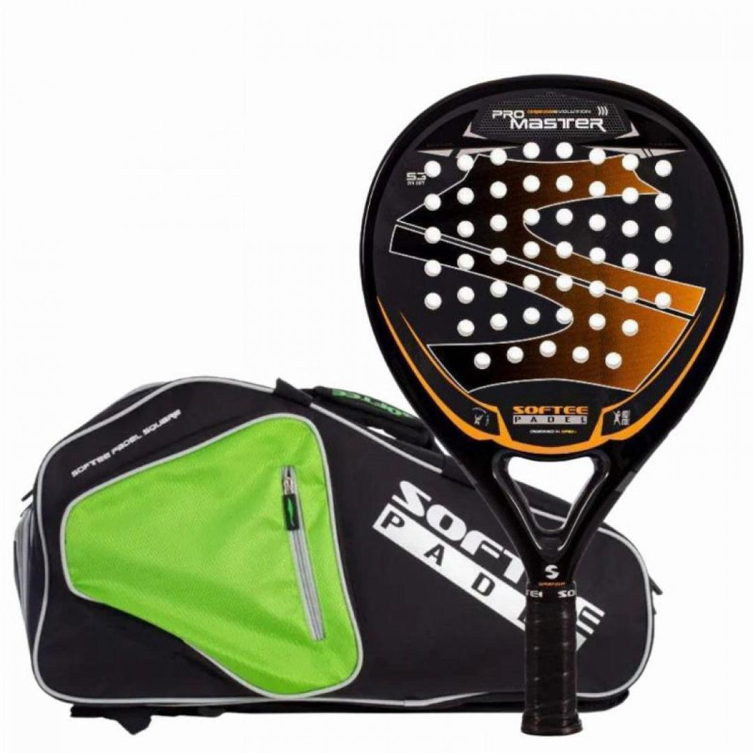Pack Pala Softee Pro Master Evolution Naranja con Paletero