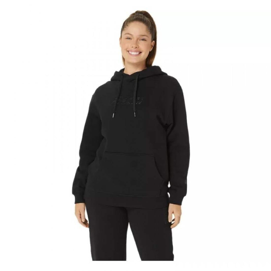 Sudadera Asics Logo Negro Mujer | Asics