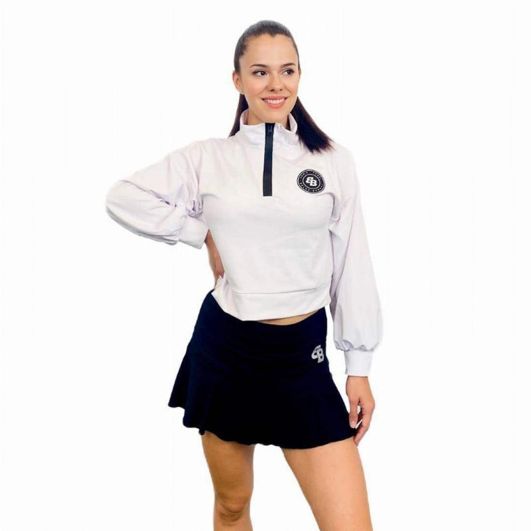 Sudadera BB Cropped Blanco | Bb