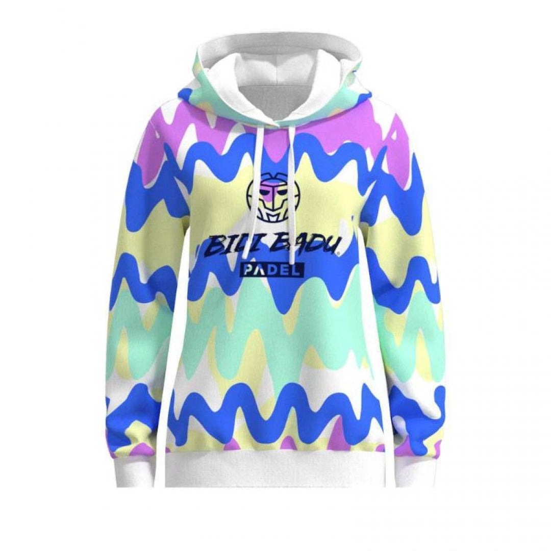 Sudadera Bidi Badu Good Vibes Chill Blanco Mix Mujer | BIDI BADU