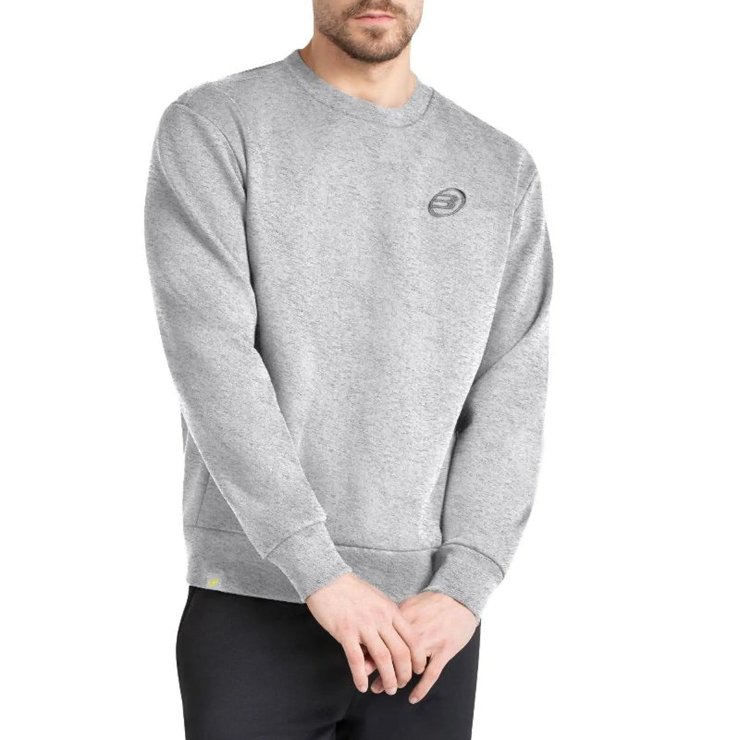 Sudadera Bullpadel Beros Gris Medio Vigore