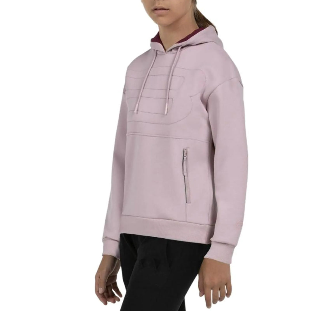 Sudadera Bullpadel Eolia Rosa Sombra Junior