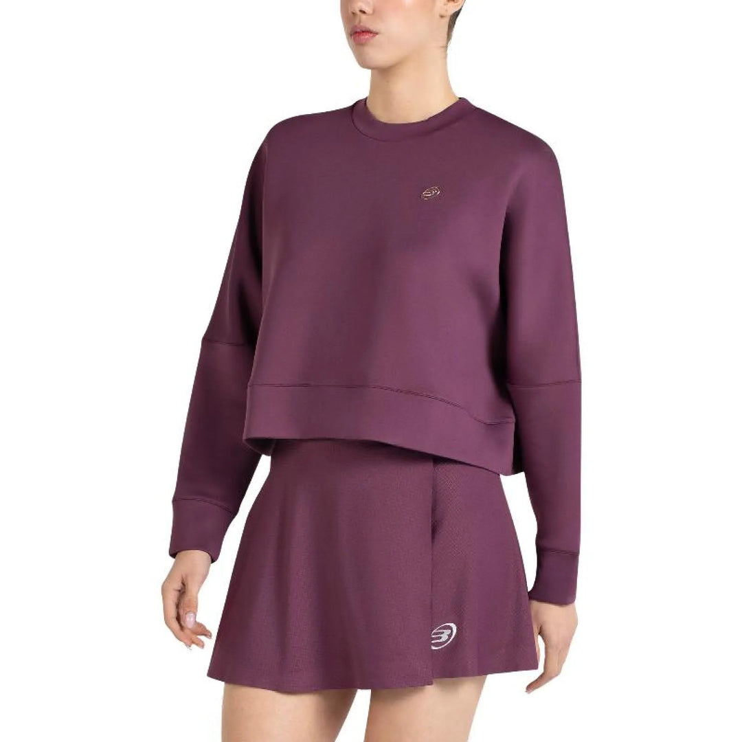 Sudadera Bullpadel Esia Ciruela