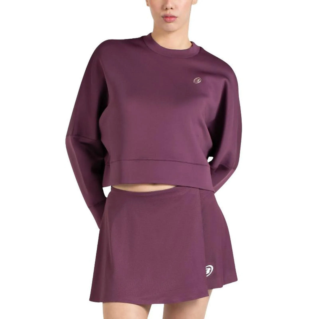 Sudadera Bullpadel Esia Ciruela