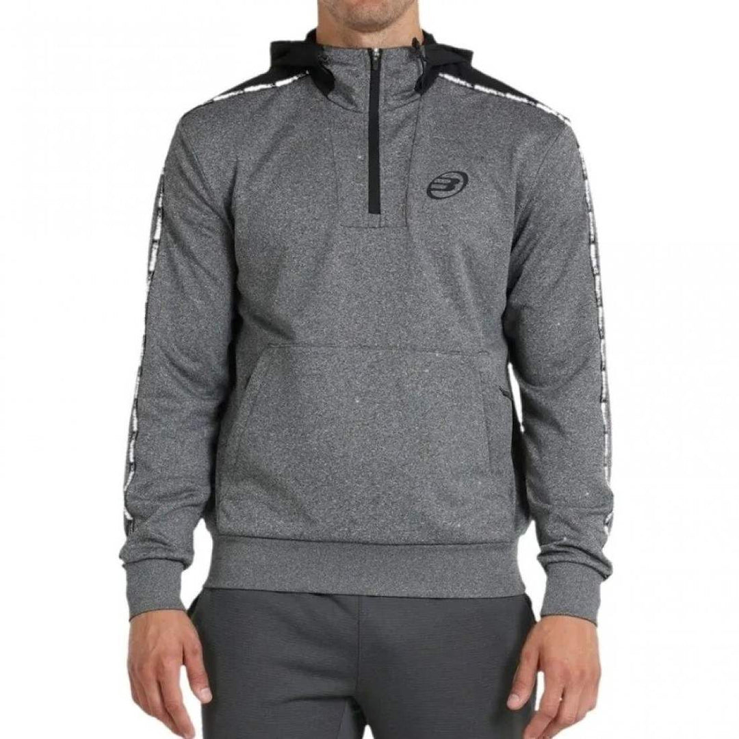Sudadera Bullpadel Nomon Gris Oscuro
