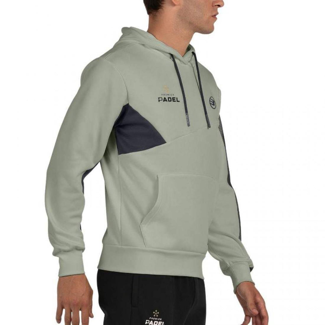 Sudadera Bullpadel Premier Padel Palmiro Eucalipto