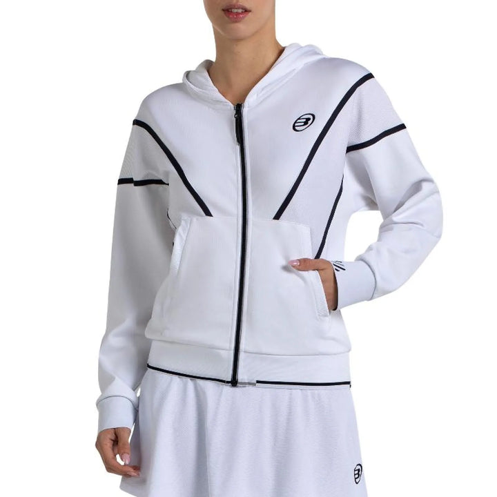 Sudadera Bullpadel Tielan Blanco