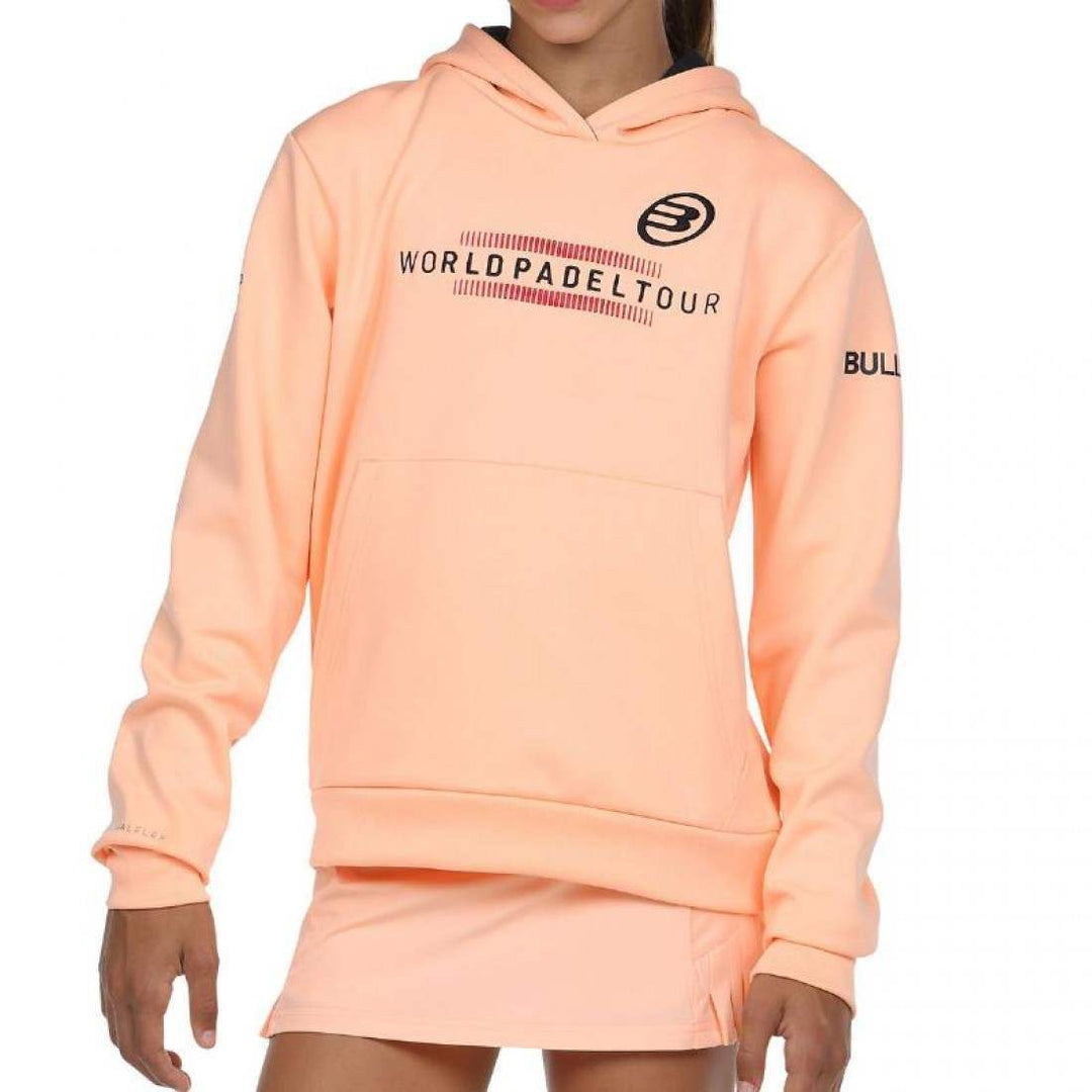 Sudadera Bullpadel WPT Renieba Salmon Fluor Junior | Bullpadel