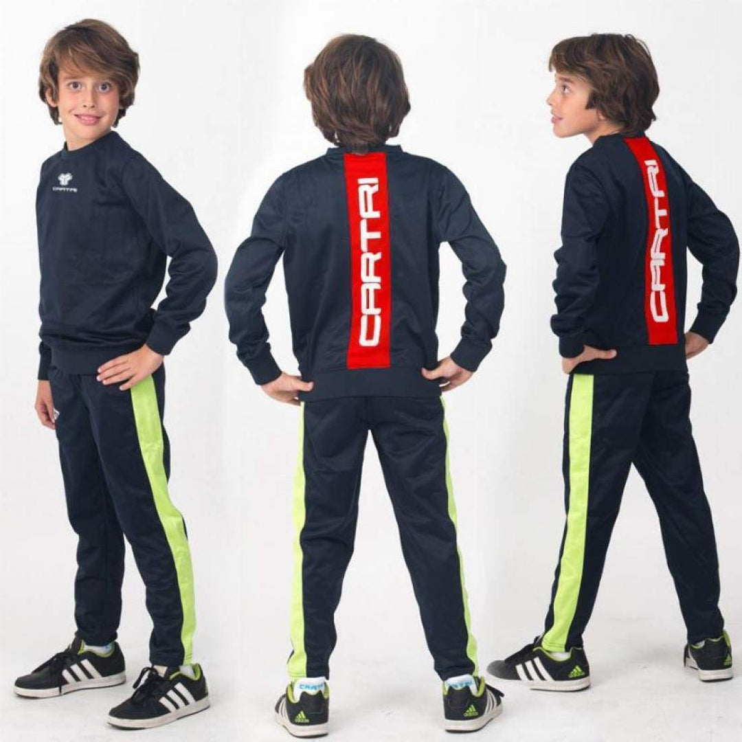 Sudadera Cartri Reves Marino Rojo Junior