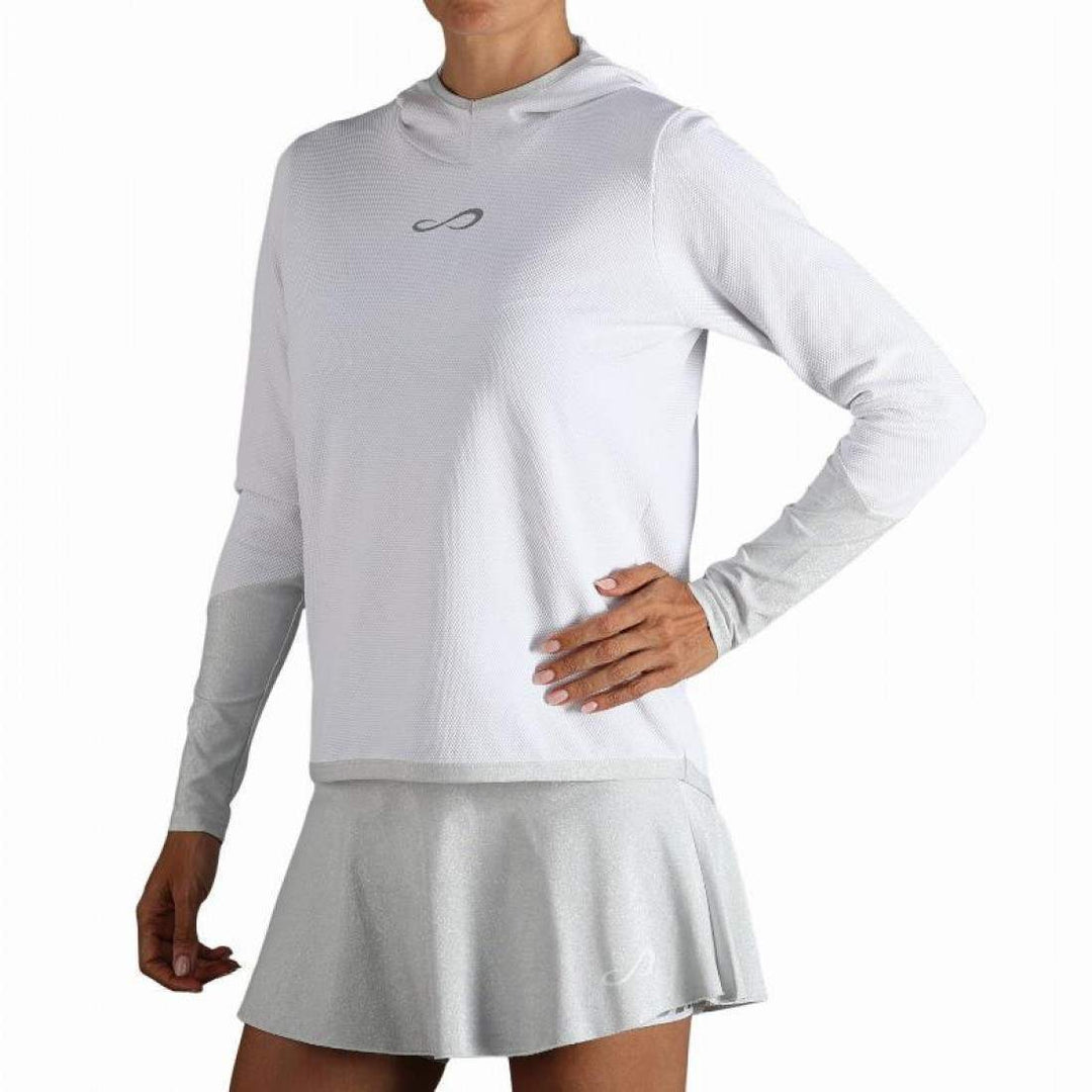 Sudadera Endless Breath Line Blanco Plata | Endless