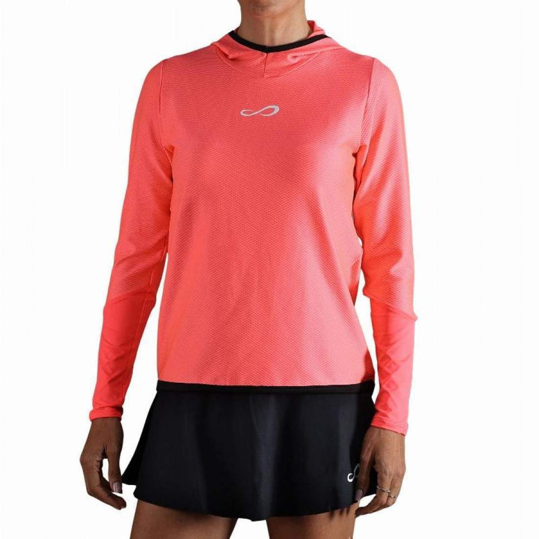 Sudadera Endless Breath Line Coral Brillante | Endless