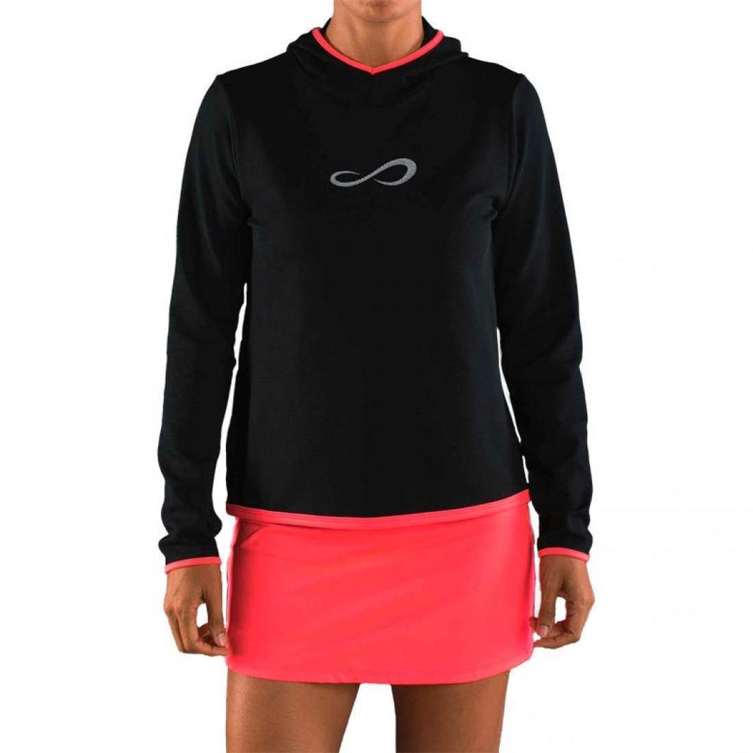 Sudadera Endless Breath Negro Rosa | Endless