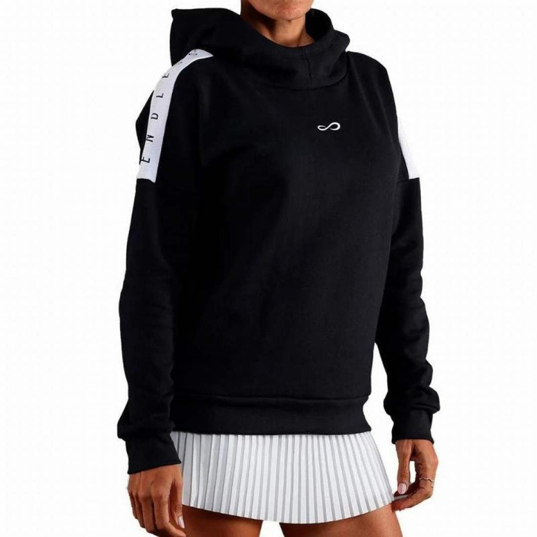 Sudadera Endless Hollow II Negro Blanco