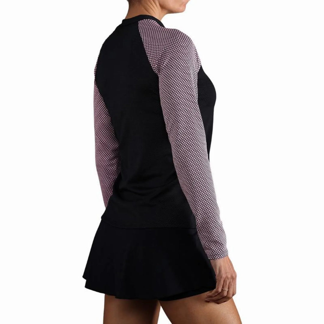 Sudadera Endless Kirsch Neo Negro Rosa