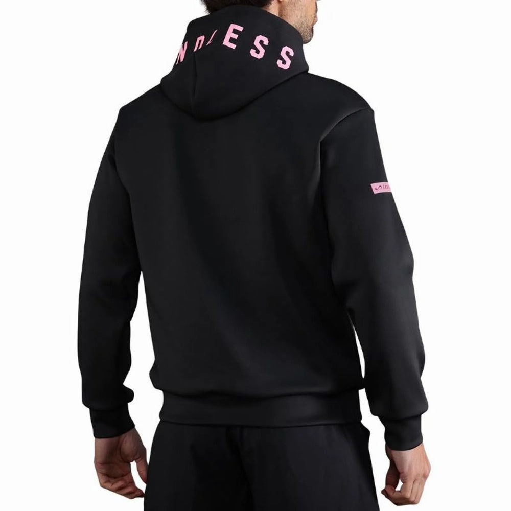 Sudadera Endless Sniper Negro Rosa