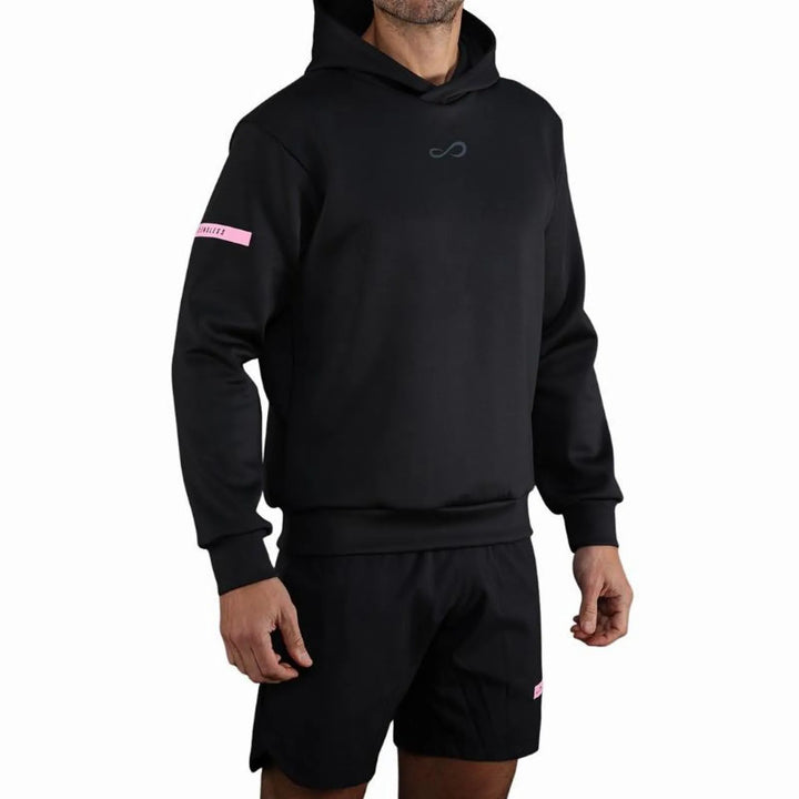 Sudadera Endless Sniper Negro Rosa