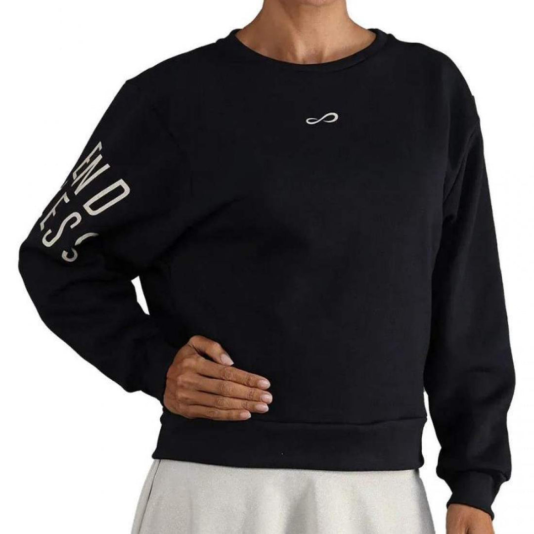 Sudadera Endless Swell Negro Dorado