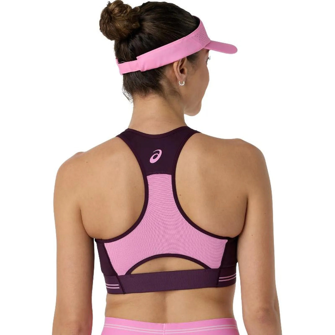 Top Asics Game Granate Oscuro Rosa