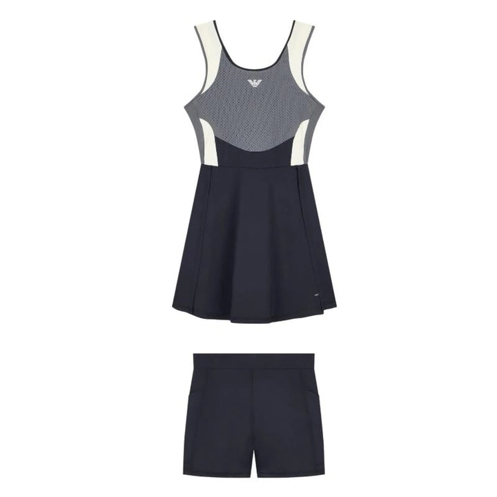 Vestido Armani EA7 Ventus 7 Tennis Pro Negro Crema