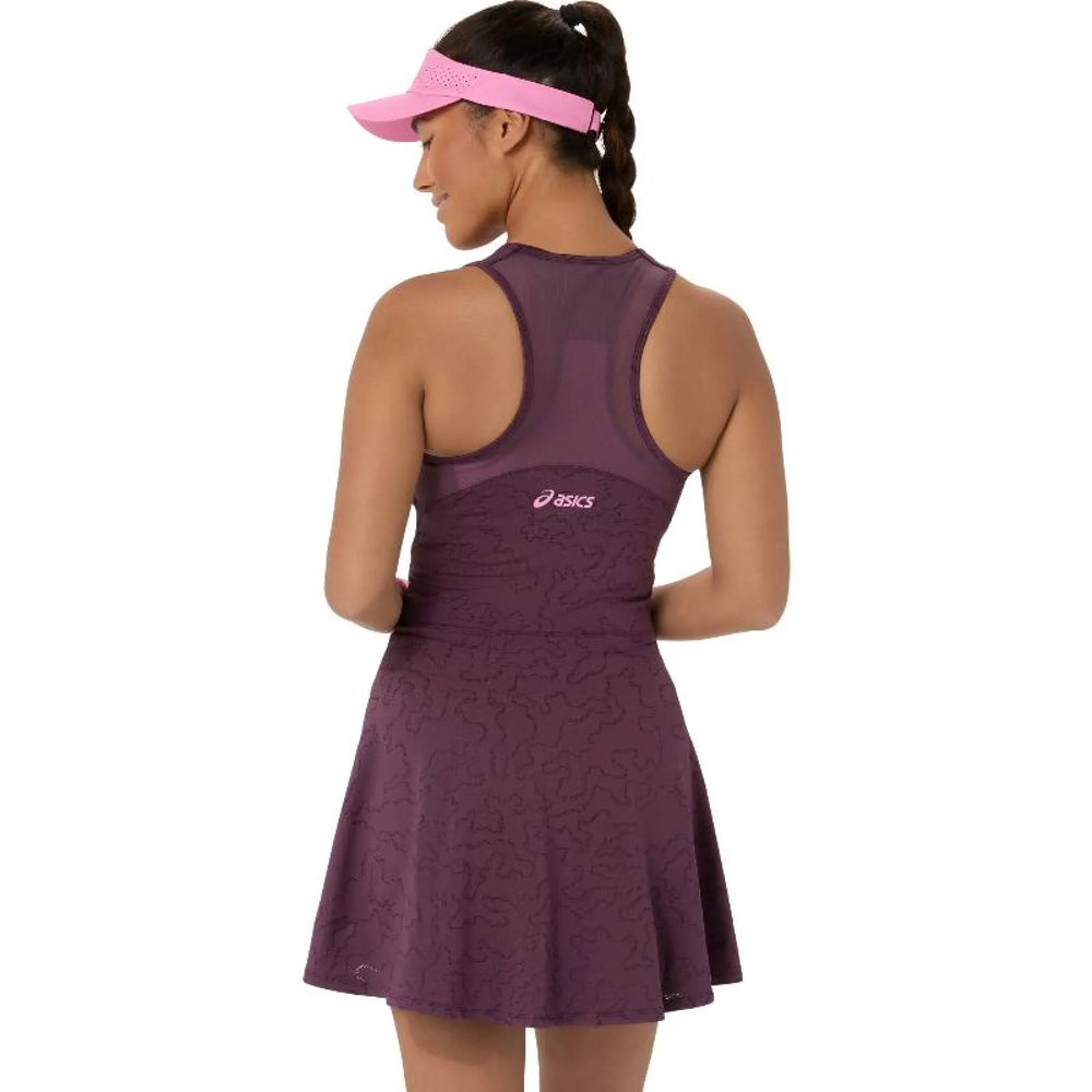 Vestido Asics Match Jacquard Granate Oscuro